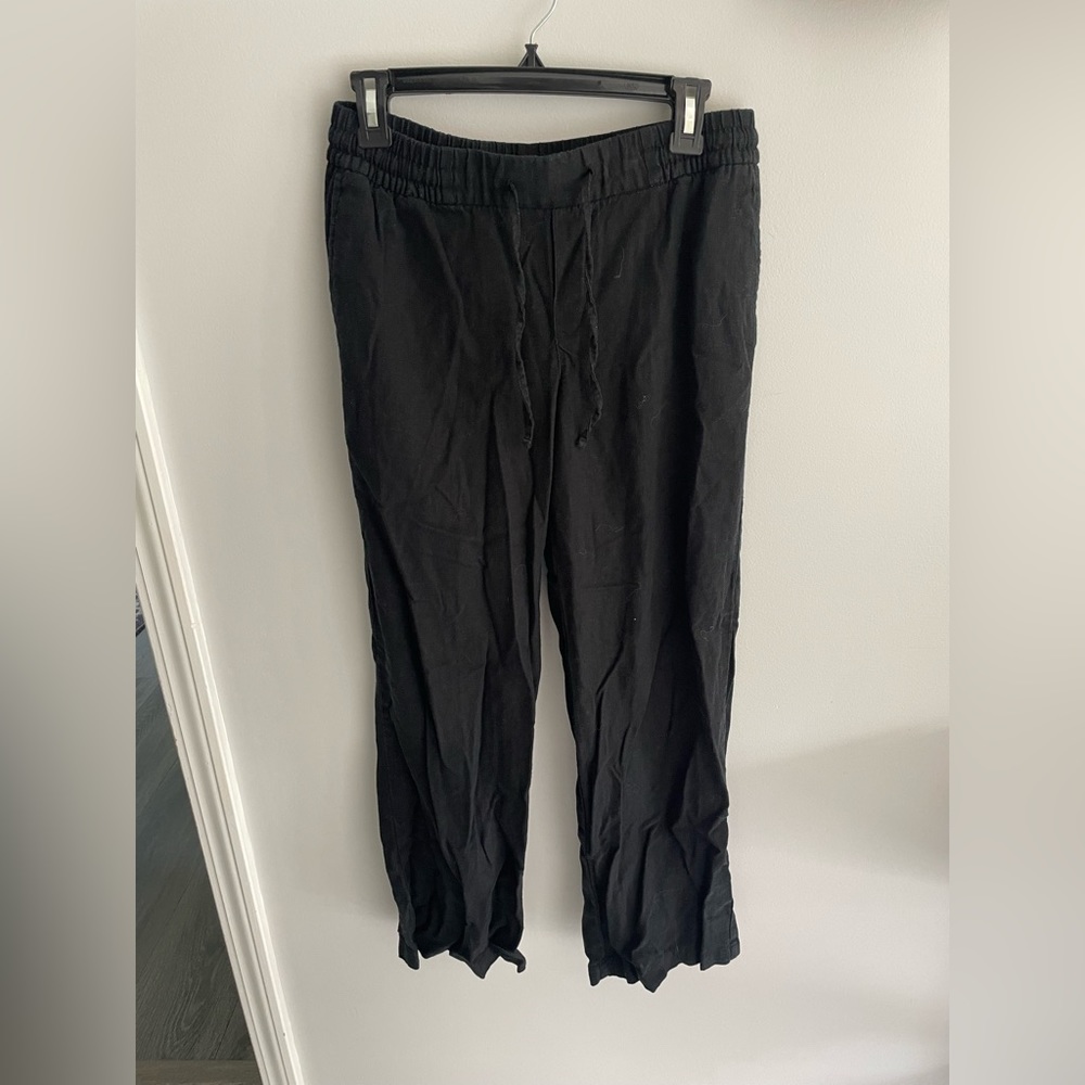 Black Linen Pants